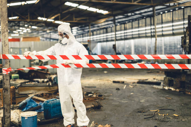 Professional Trauma Scene Cleanup technician working in Cambria, CA